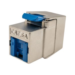 אביזר קיסטון שקע (נקבה) מסוכך RJ45 CAT 6A