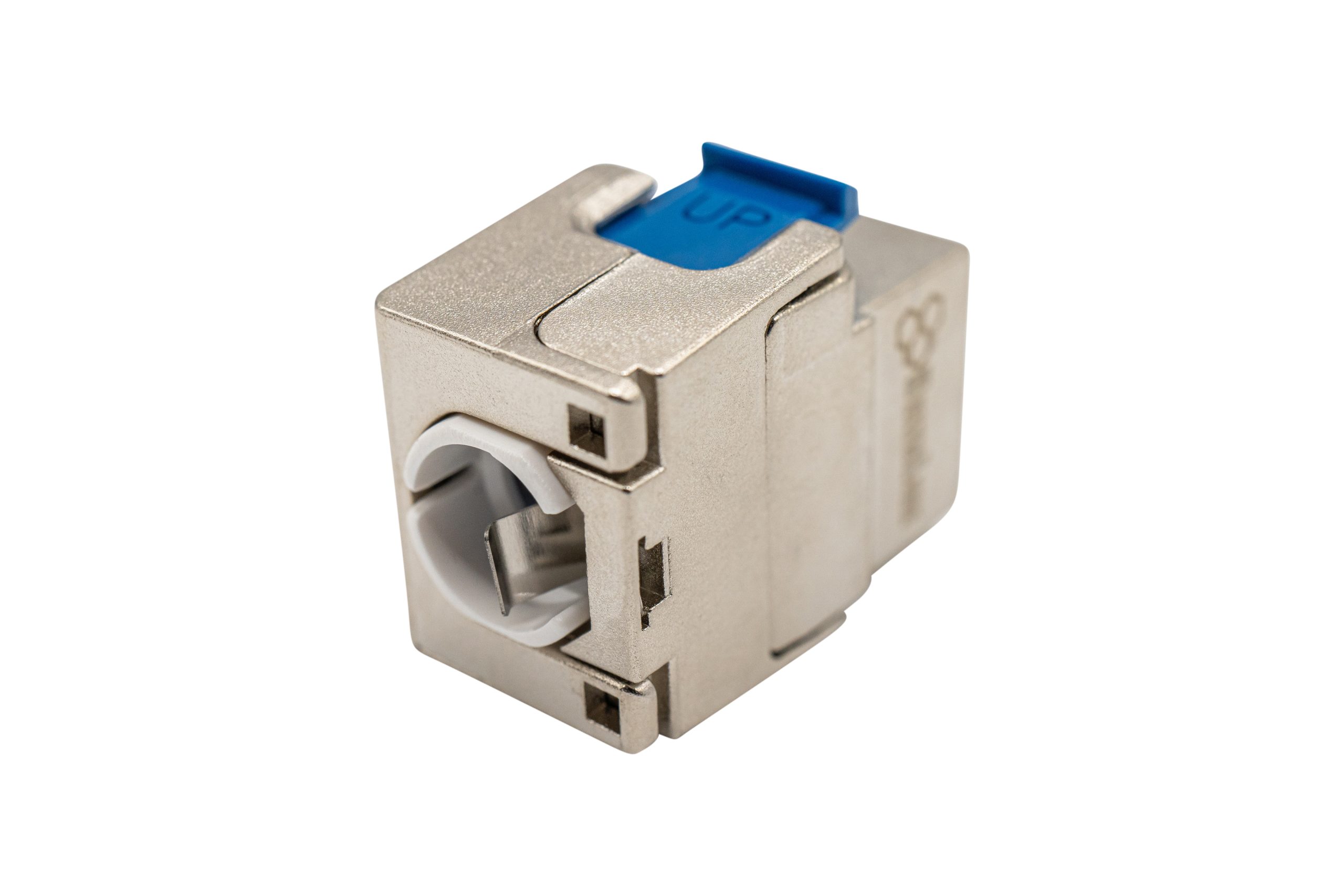 אביזר קיסטון שקע (נקבה) מסוכך RJ45 CAT 6A – תמונה 3